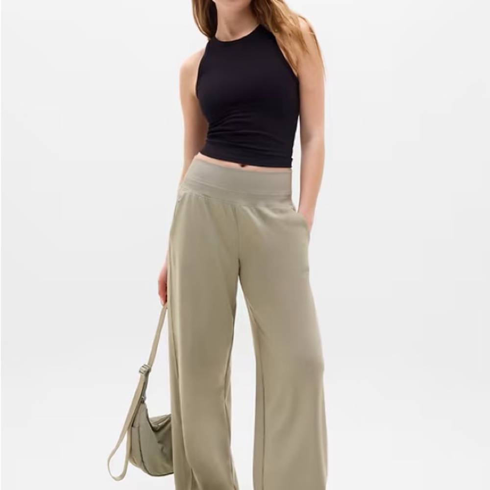 Athleta Venice Wide Leg Pant in Brownstone